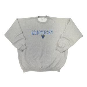 Vintage University Of Kentucky Grey Crewneck Sweatshirt
